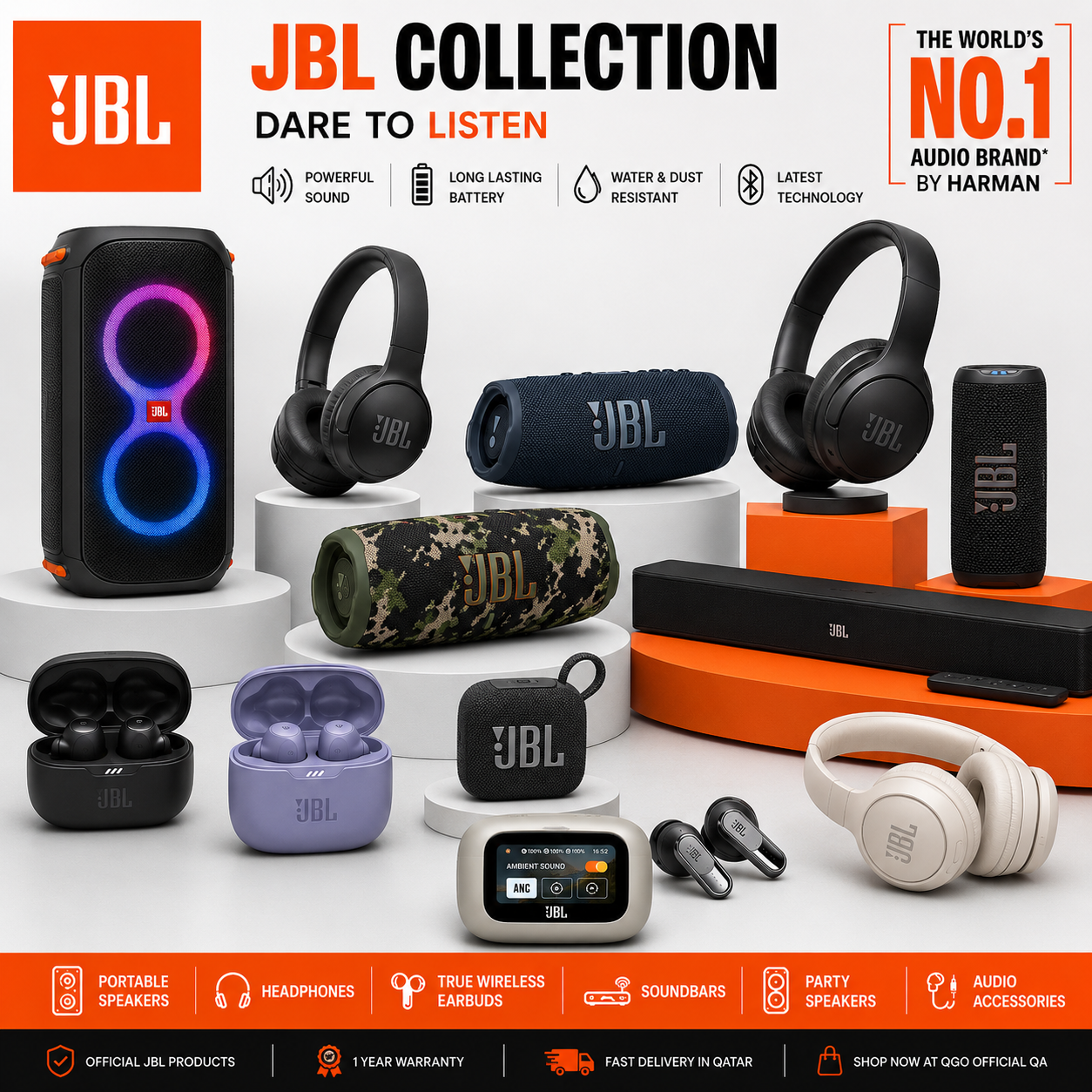 JBL Live Beam 3 true wireless earbuds close view
