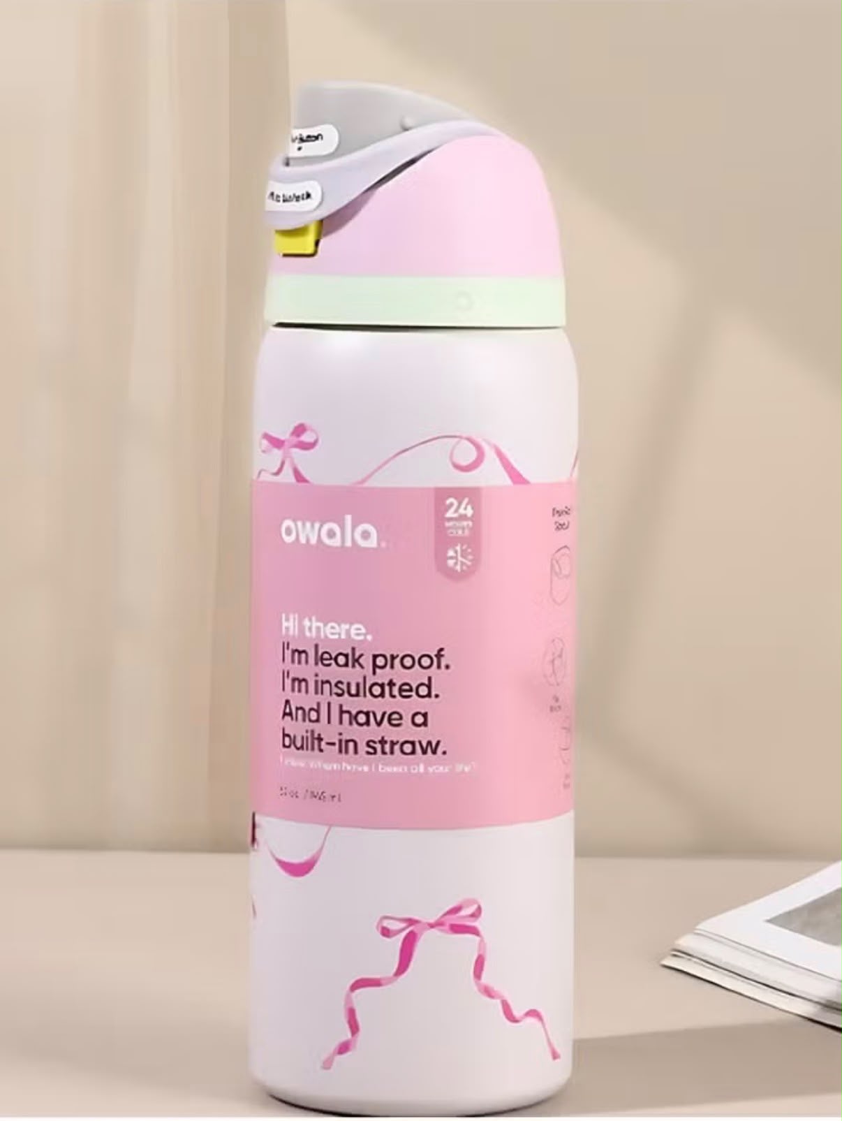 Owala FreeSip 32oz Stainless Steel Water Bottle Online Qatar