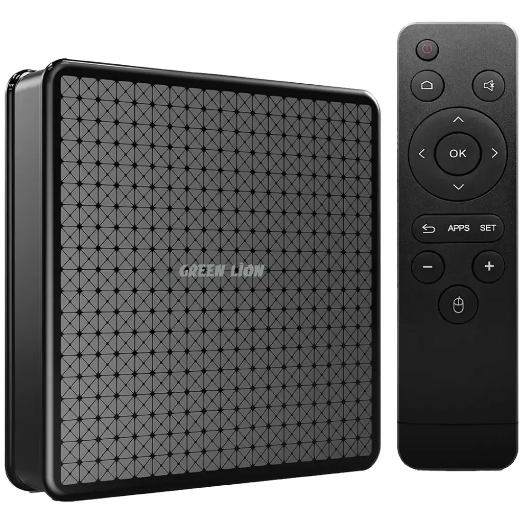 Android TV Box Qatar Green Lion 4K Black