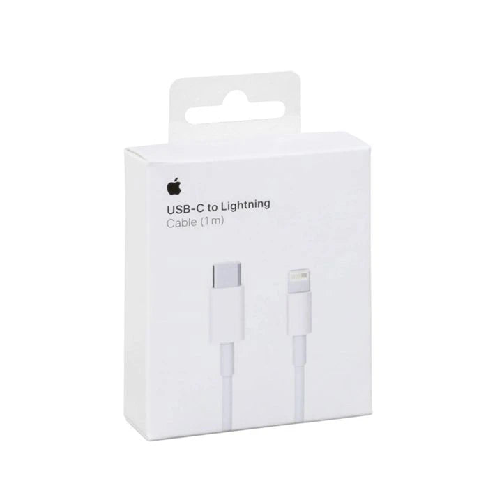 Apple USB-C to Lightning Cable 1 Meter White for iPhone fast charging in Qatar