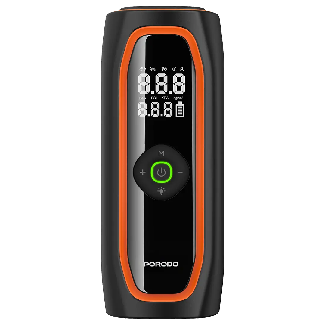 Car Tire Inflator Qatar Porodo Voltair Front View