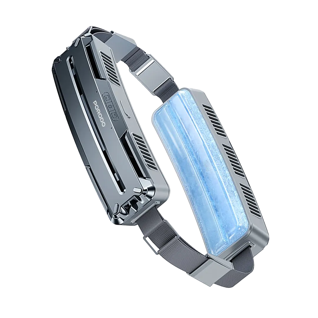 Cooling Waist Fan Qatar Porodo Chillo Frost Dark Gray