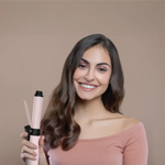 Portable curling iron pink color