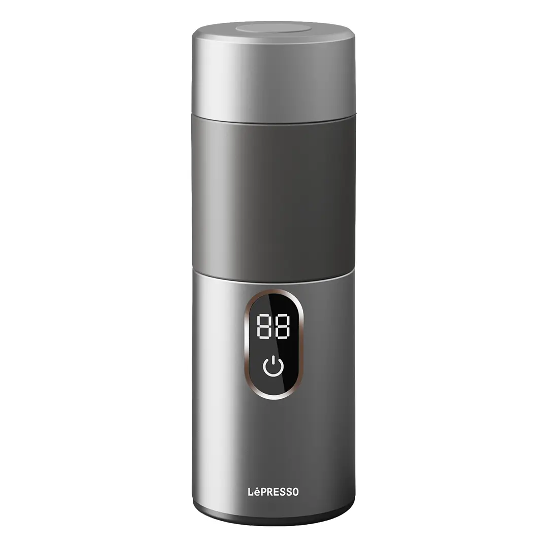 Electric Moka Maker Qatar LePresso MokaRise Silver
