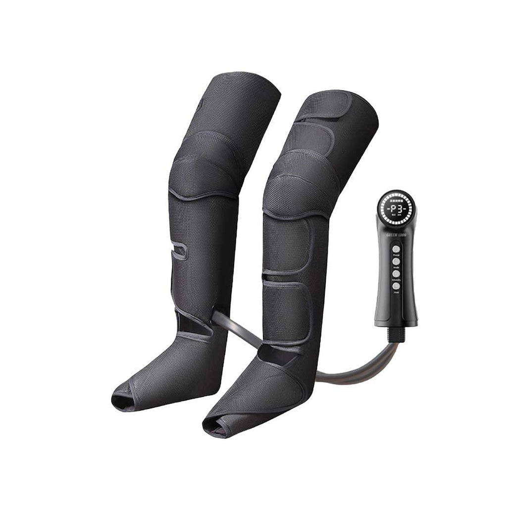 Green Lion Air Pressure Leg Massager Black with Adjustable Compression Qatar
