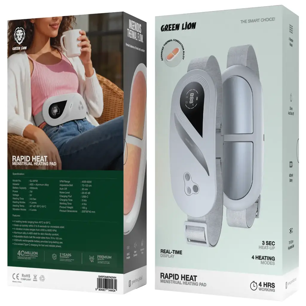 Green-Lion-Menstrual-Heating-Pad-Display