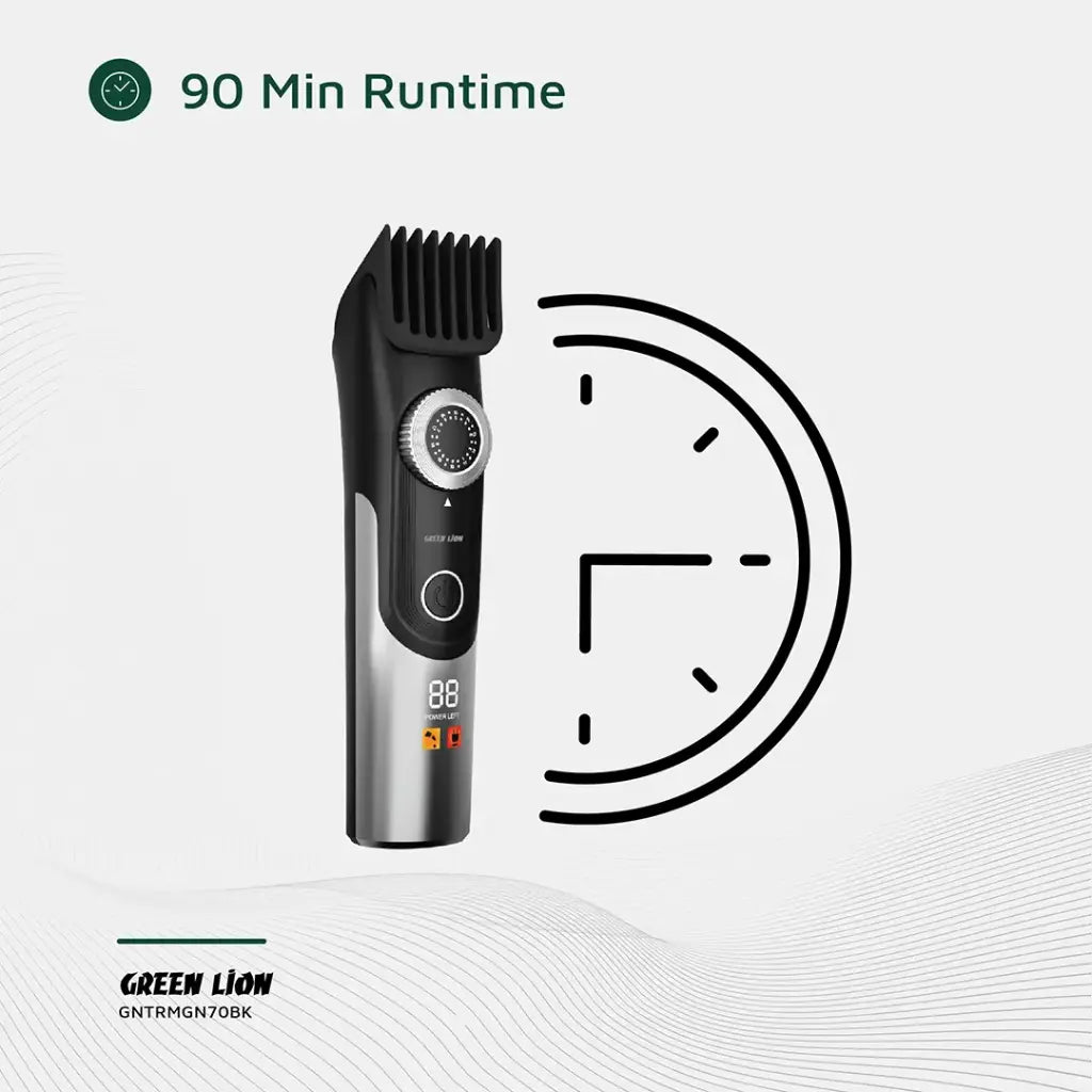 Green Lion Trim Gen 70 Body Hair Trimmer – Black | GNTRMGN70BK Green Lion