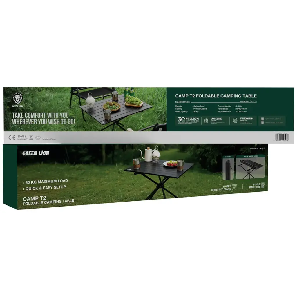 Green Lion CAMP T2 Camping Table with Carry Bag Qatar