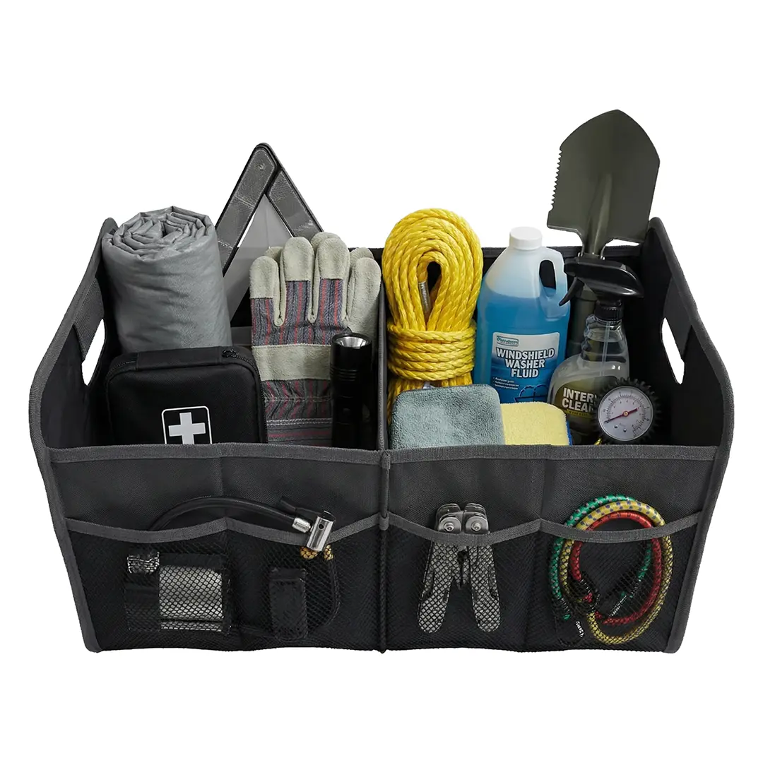 Green Lion Car Trunk Organizer Qatar Foldable Design