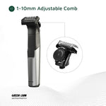 Green Lion 3-in-1 Expert Hair Trimmer & Shaver – Gray | GNTM50TMXPTGY Green Lion
