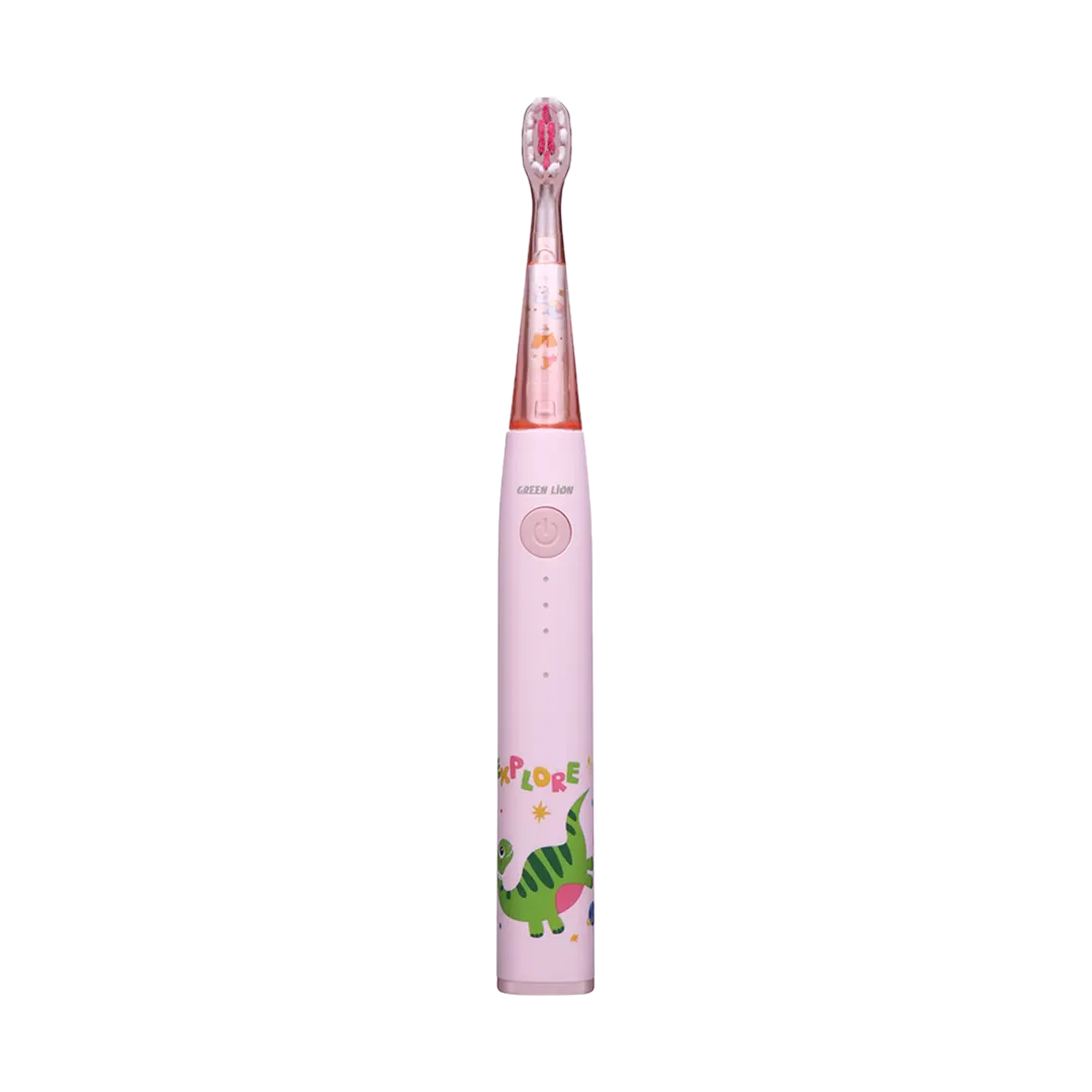 Green Lion Kids Electric Toothbrush – Pink & BLUE | GNKDSELTBRPK Green Lion