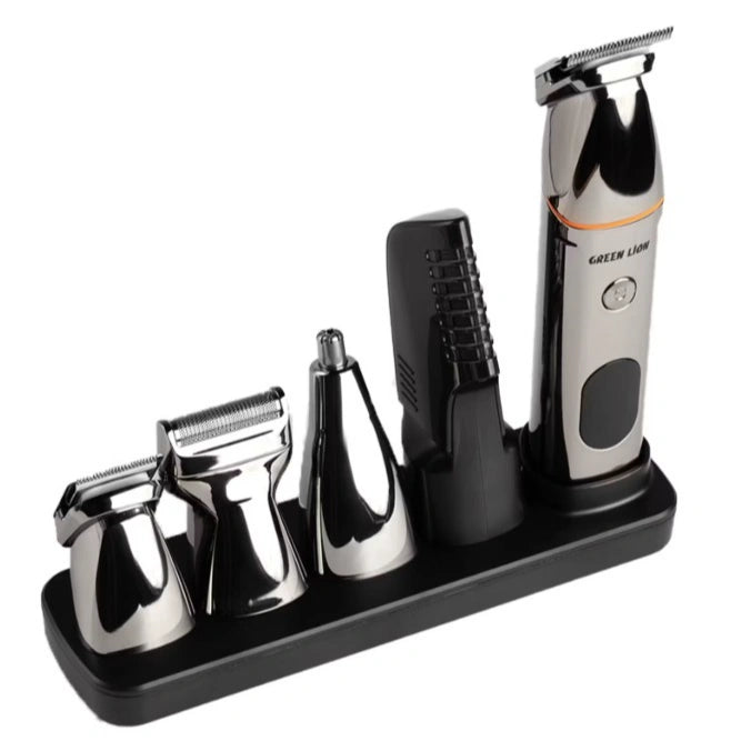 Green Lion 5-in-1 Multi-Function Hair Clipper Set 600mAh – Black | GN5IN1MHTRMBK Green Lion