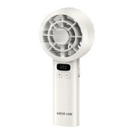 Handheld Fan Qatar Green Lion Windix White Front View
