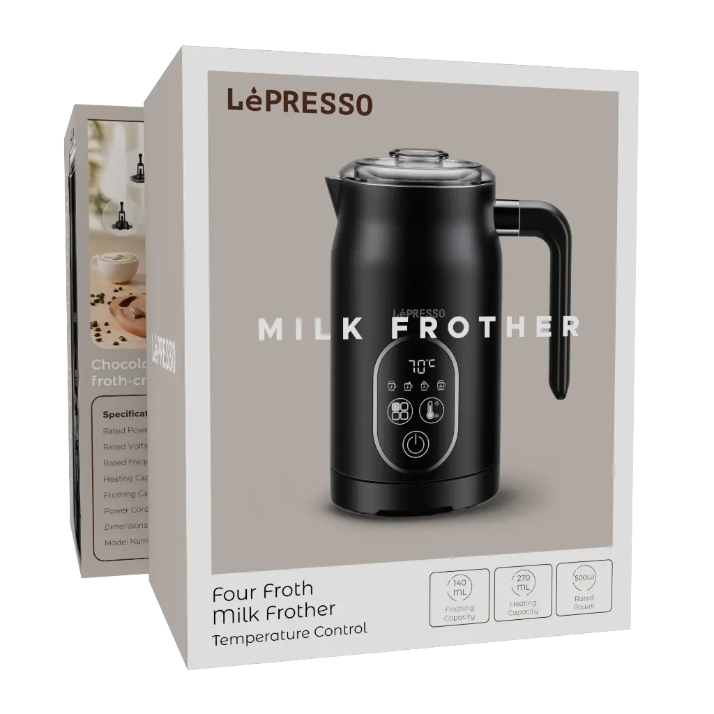 LePresso Four Froth Milk Frother Black 500W