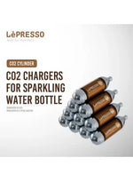 LePresso Nitrogen N₂ Capsule Chargers for Coffee 10pcs – Silver | LPNCFGT0046SL LePresso