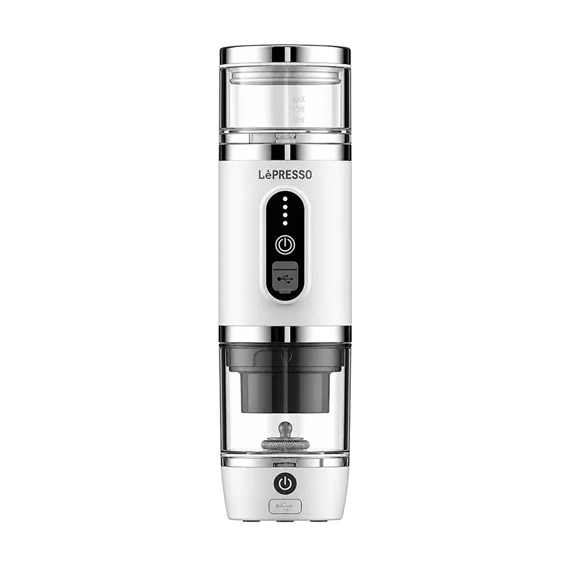LePresso Portabrew 4-in-1 Portable Coffee Machine – White | LPCFFM4IN1WH LePresso