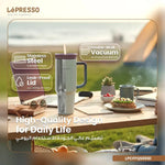 LePresso QuirkSip Vacuum Insulated Tumbler for Daily Use
