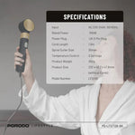 Multi-styling hair dryer with attachments