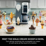 Ninja CREAMi Scoop and Swirl Frozen Dessert Maker NC701 Qatar