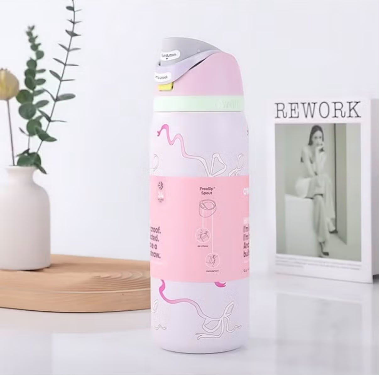 Owala FreeSip Stainless Steel Water Bottle for Gym and Travel