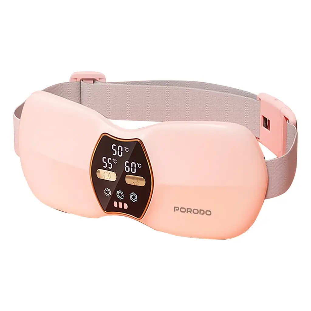 Porodo Lifestyle Cordless Heat Massage Pad Pink with Heat and Vibration Qatar