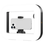 Porodo Lifestyle Vlogging Camera & Phone Light with Ring Holder – Black | PDLFST214BK porodo