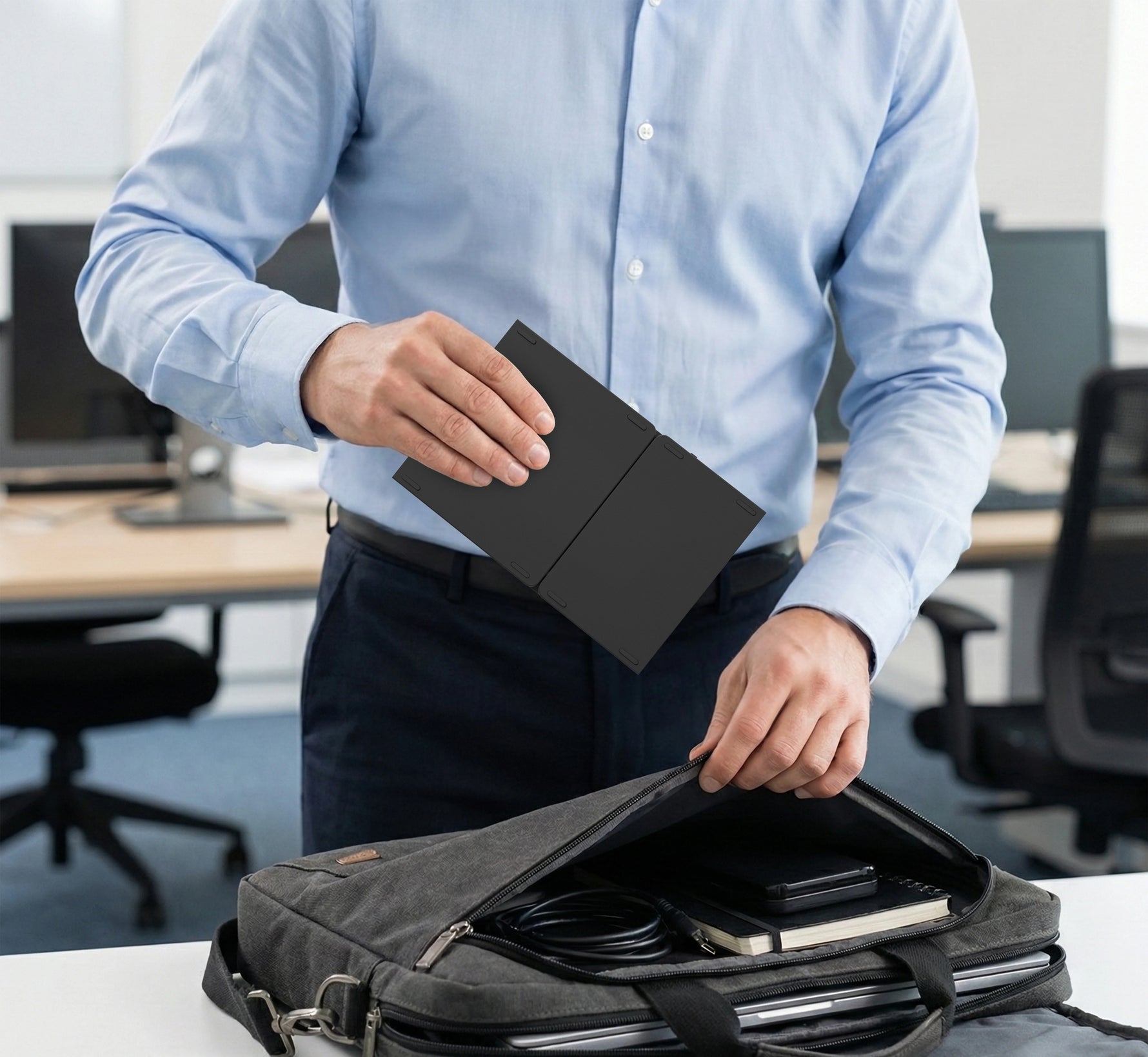 Porodo Minima Slim Folding Keyboard Travel Productivity