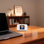 Porodo NEXFI Portable WiFi Router with Screen 4G LTE CAT4 WiFi 6 – White | PDM603WH porodo