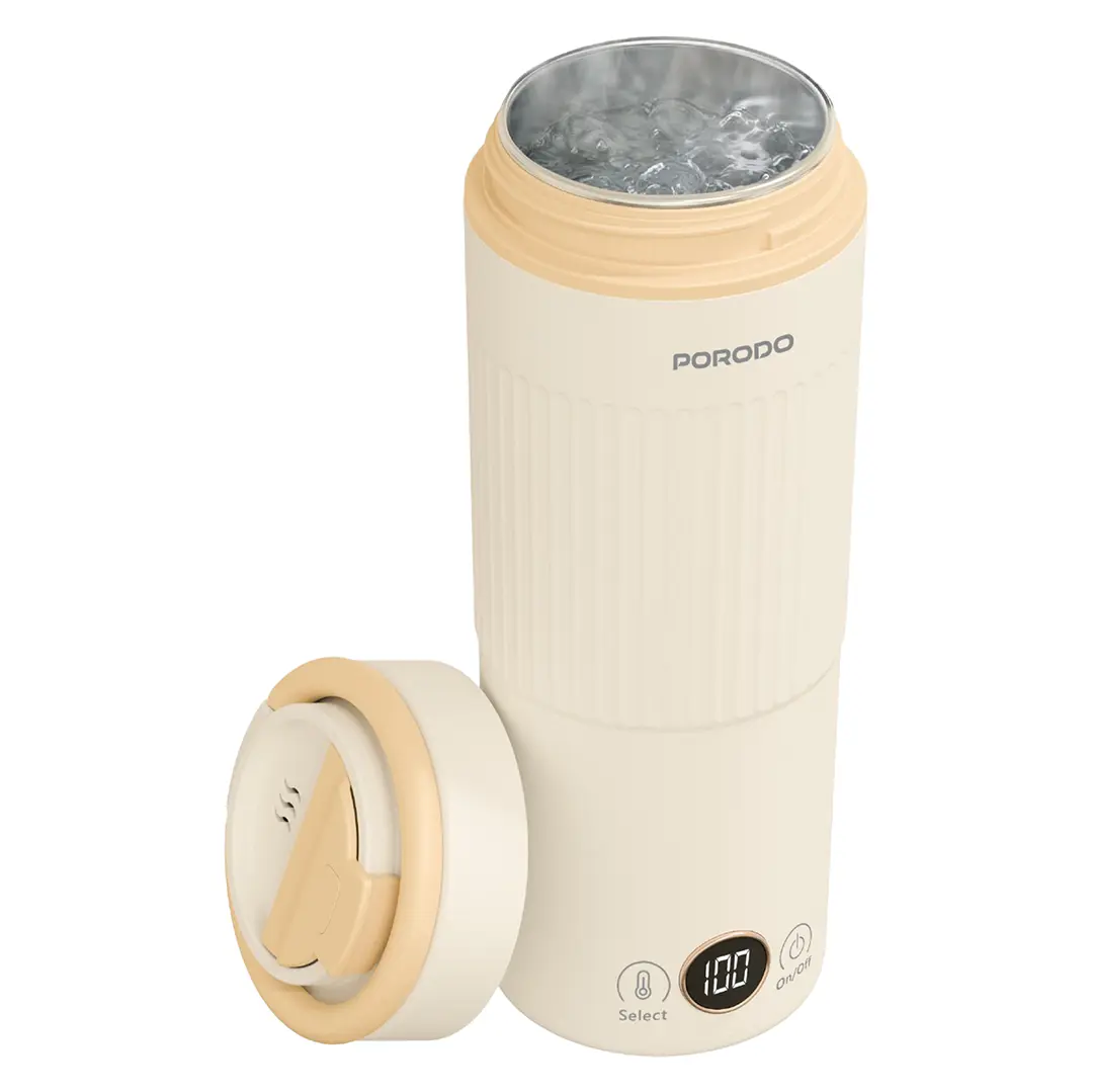 Porodo Flora Smart Portable Kettle 600ml 500W – Beige | PDSY619ABG porodo