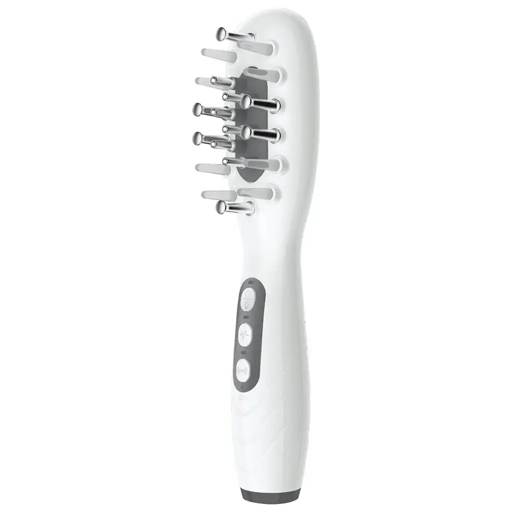 Porodo Light Therapy Scalp Massager Comb White Qatar