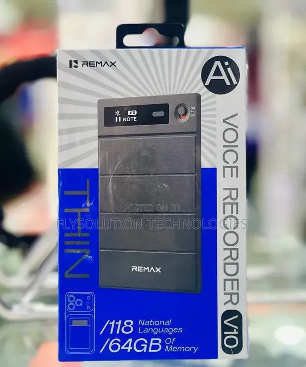 Remax V10 Smart Voice Translator and AI Recording Device Qatar