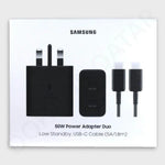Samsung 50W Duo Power Adapter with 1.8m USB-C cable Black in Qatar