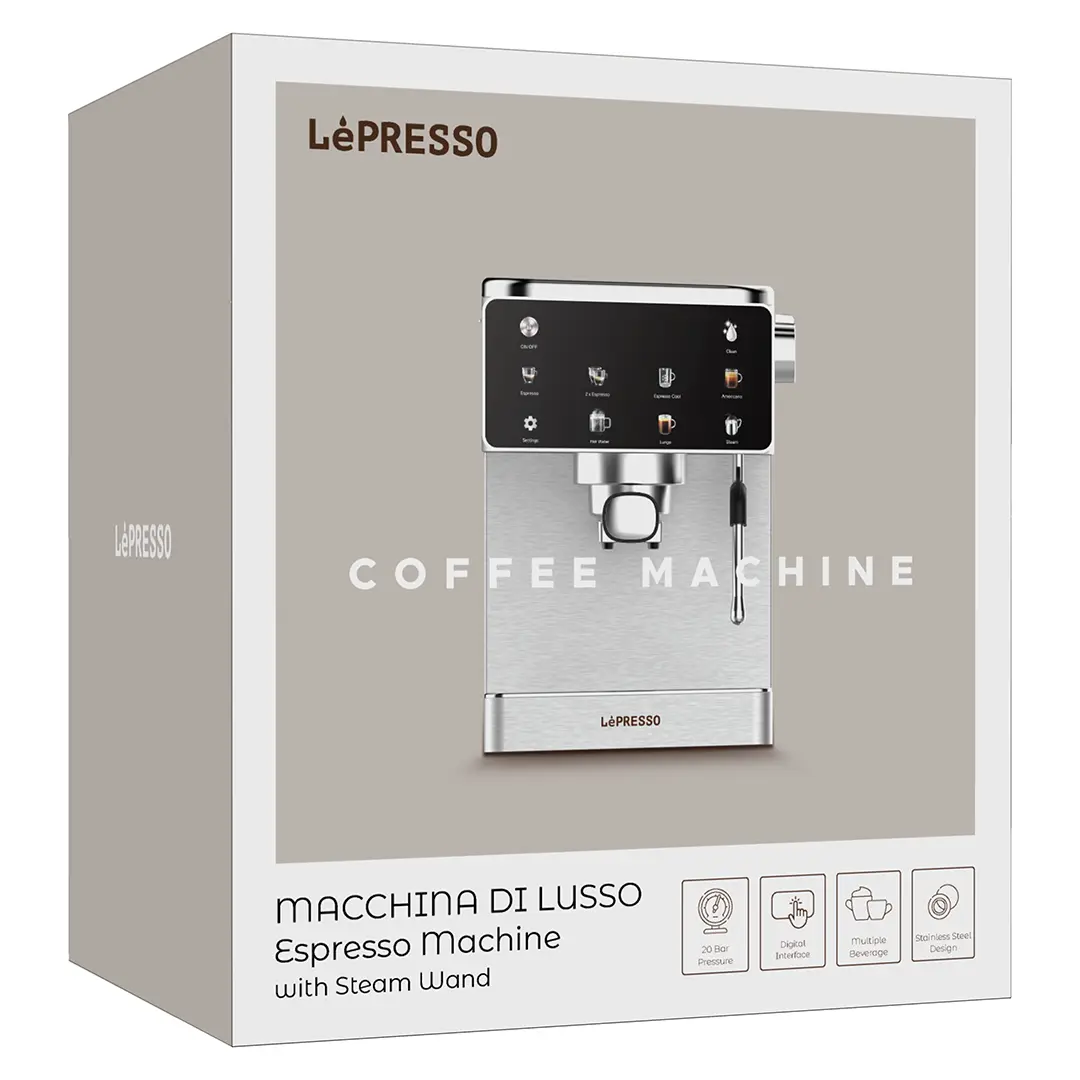 Silver espresso coffee machine Doha