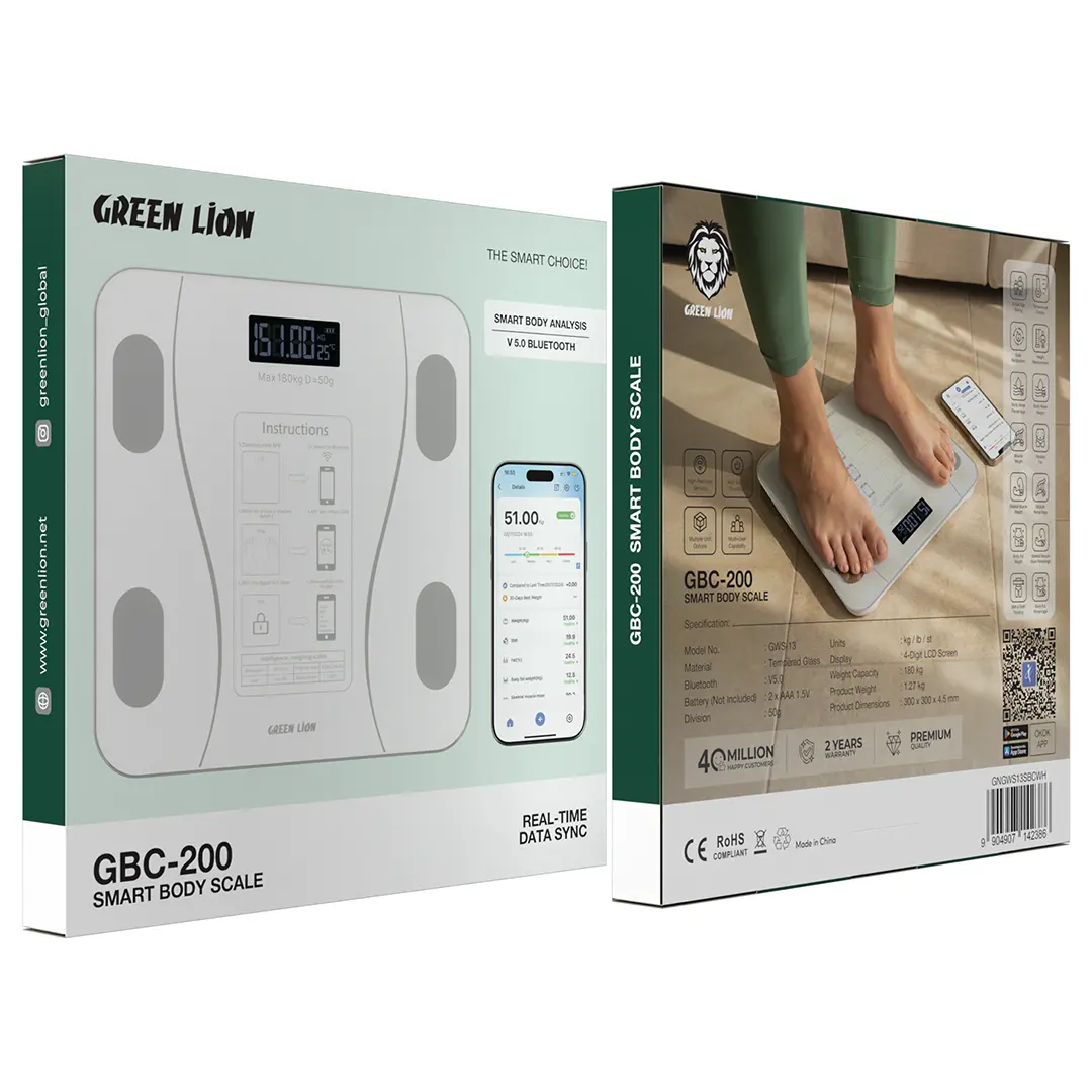 Green Lion Smart Body Scale Qatar Digital Health Tracker