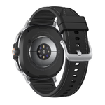 Samsung Galaxy Watch 8 Classic rear view showing health monitoring sensors and premium build