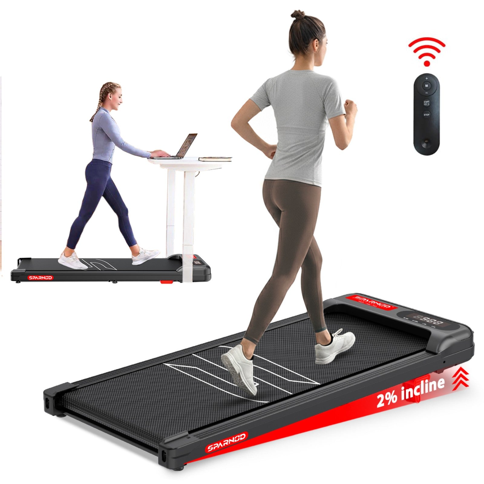 Walking Pad Qatar Sparnod STH-3002 Front View