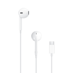Apple EarPods with USB-C Connector wired earphones white color front view