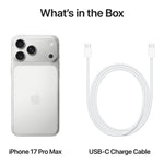 Apple iPhone 17 Pro Max 256GB Silver Side View Qatar