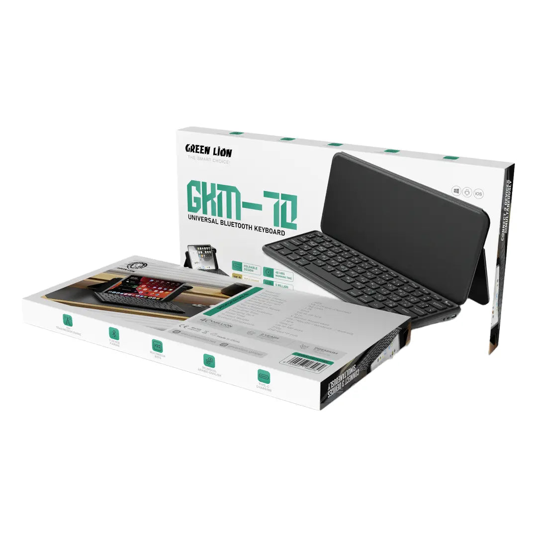 Green Lion Bluetooth Keyboard Black for Home and Office Qatar