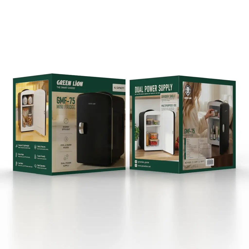 Green Lion GMF-75 Compact Refrigerator Black Qatar