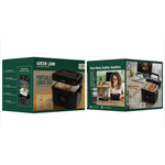 Green Lion portable electric lunch box retail packaging with battery powered heating features