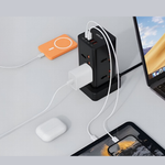 Green Lion Power Tower universal power strip charging smartphones, tablets and accessories