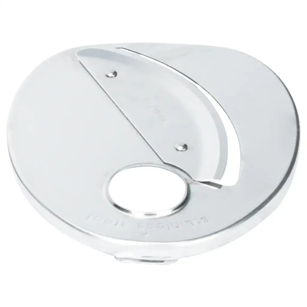 Chrome circular object on a white background