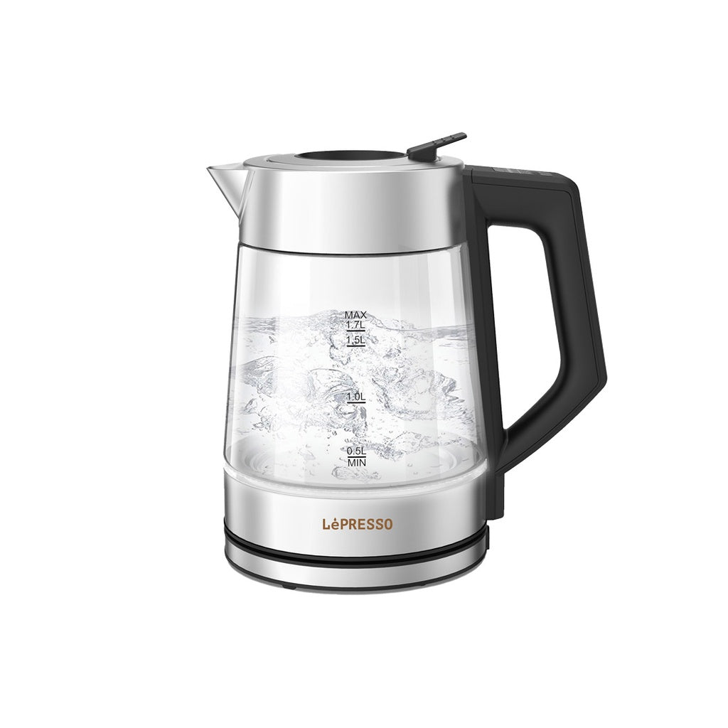 LePresso Black Glass Kettle with Multi-Temperature Control Qatar