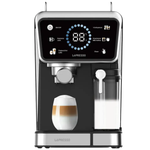LePresso Hot and Cold Coffee Machine with digital display and milk frother