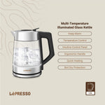 LePresso Illuminated Glass Electric Kettle for Home QatarLePresso Illuminated Glass Electric Kettle for Home Qatar