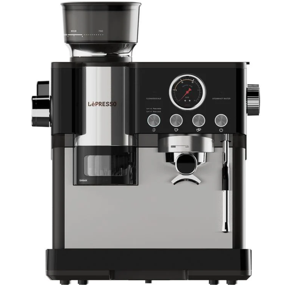 Le'Presso coffee machine on a white background