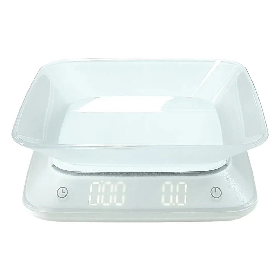 LePresso Orino Precision Coffee Scale White Front View Qatar