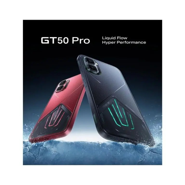 nfinix GT 50 Pro Red Blaze Rear Design