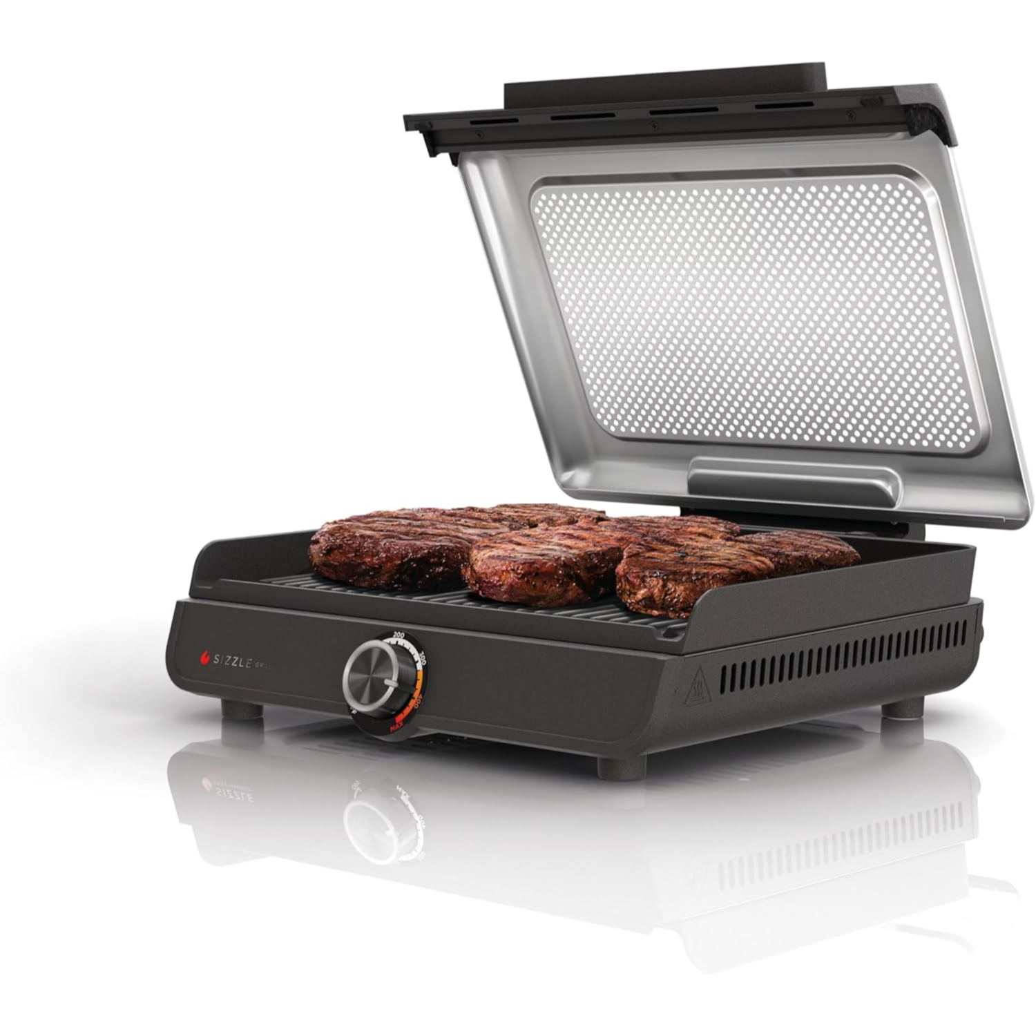 Ninja Sizzle GR100GDL 6 Serving Electric Indoor Griddle Black Qatar
